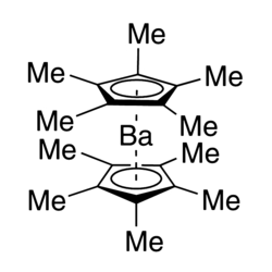 Bis(pentamethylcyclopentadieny)barium Chemical Structure